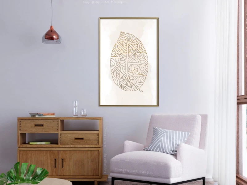 Plakat - Żyłki liścia
