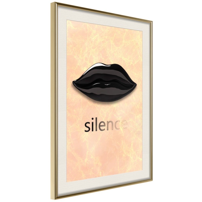 Plakat - Milczące usta