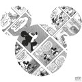 Naklejka Mickey Head Comic Cartoon DD1-007