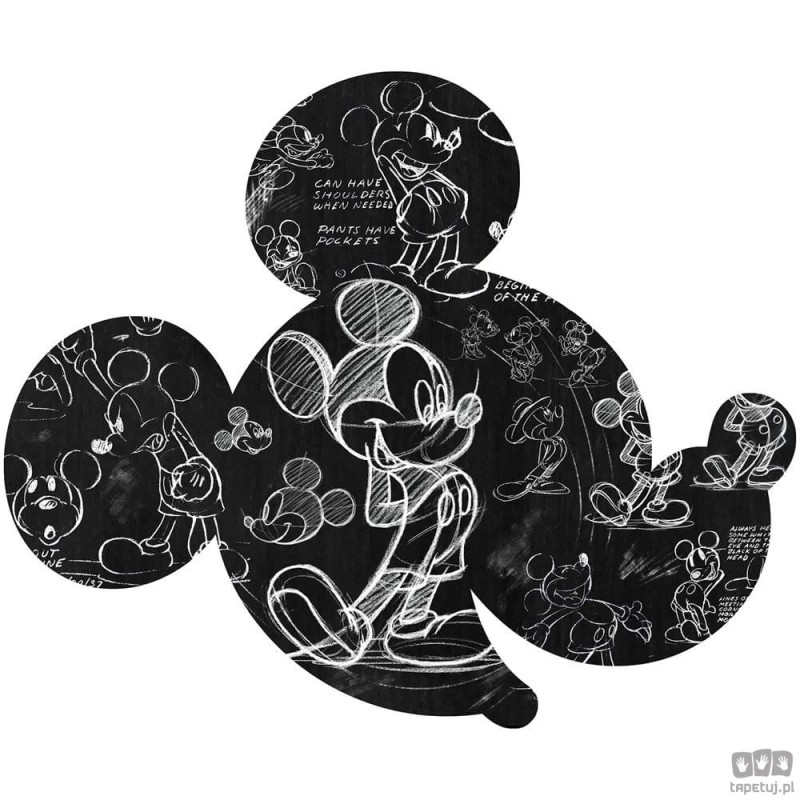 Naklejka Mickey Head Illustration DD1-008