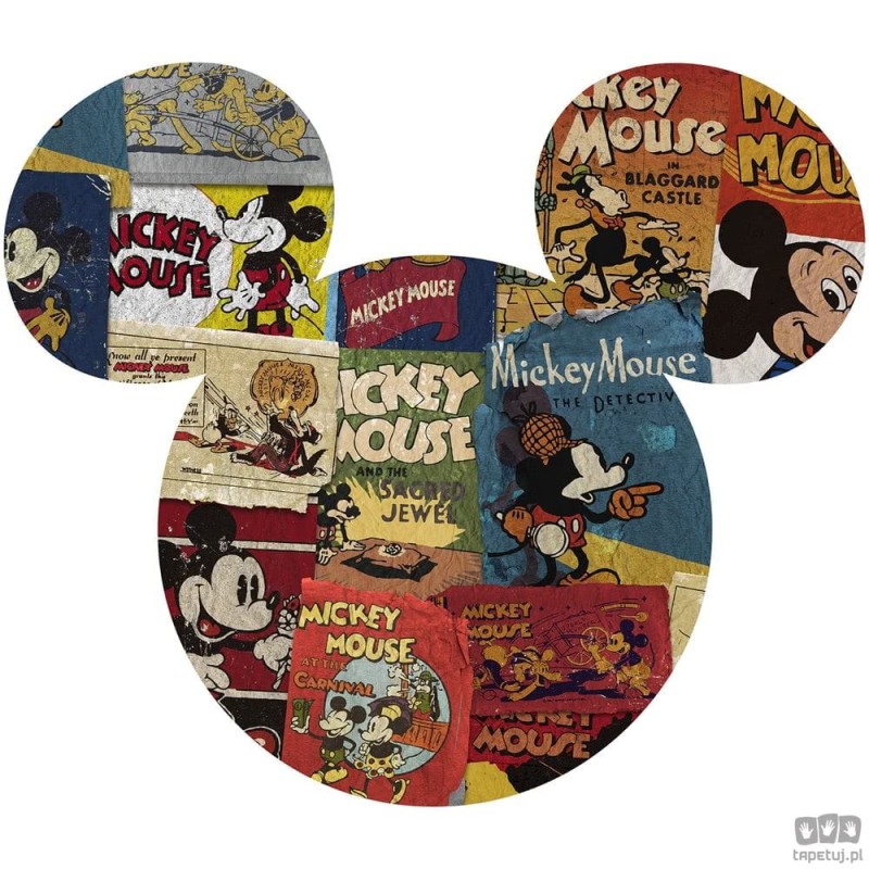 Naklejka Mickey Head Billboard DD1-010