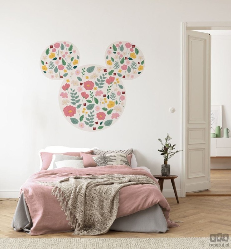 Naklejka Mickey Head Wildflowers DD1-013