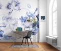 Fototapeta Blue Silhouettes X7-1093