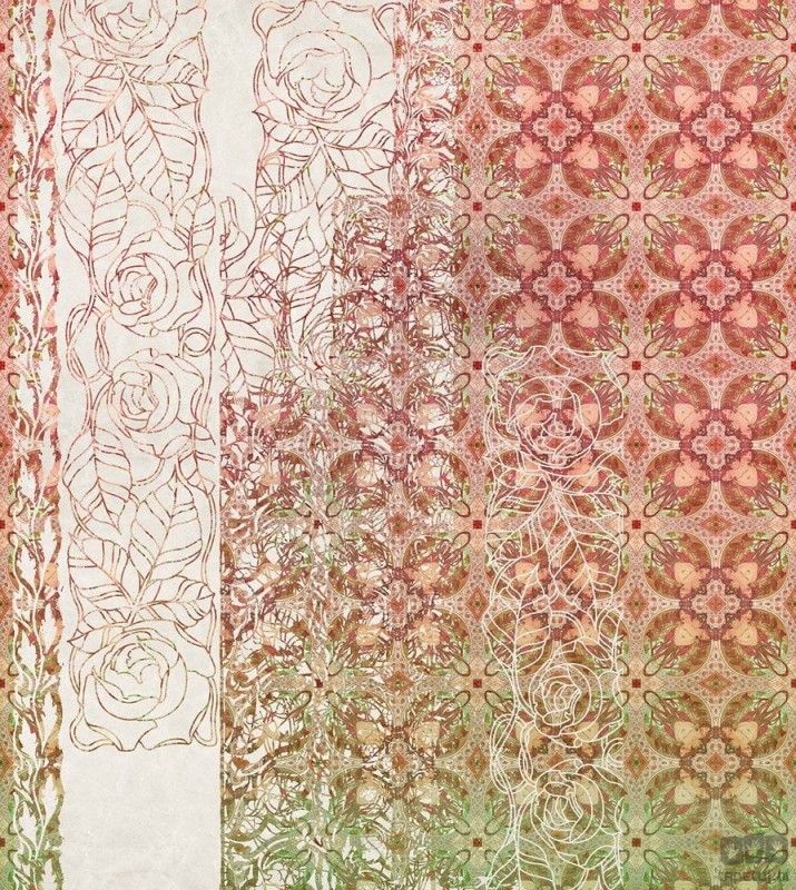 Fototapeta Art Nouveau Rouge HX5-040