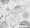 Fototapeta Cosmos Sketch IAX6-0017