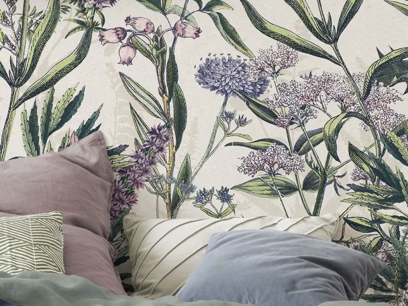 Fototapeta Flowering Herbs X4-1011
