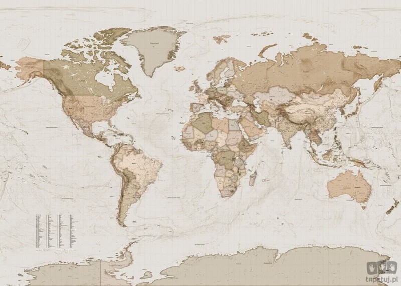 Fototapeta Earth Map X7-1015