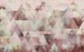 Fototapeta Triangles Red P018B-VD4