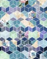 Fototapeta Geometric Blue P024-VD2
