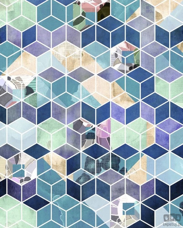 Fototapeta Geometric Blue P024-VD2