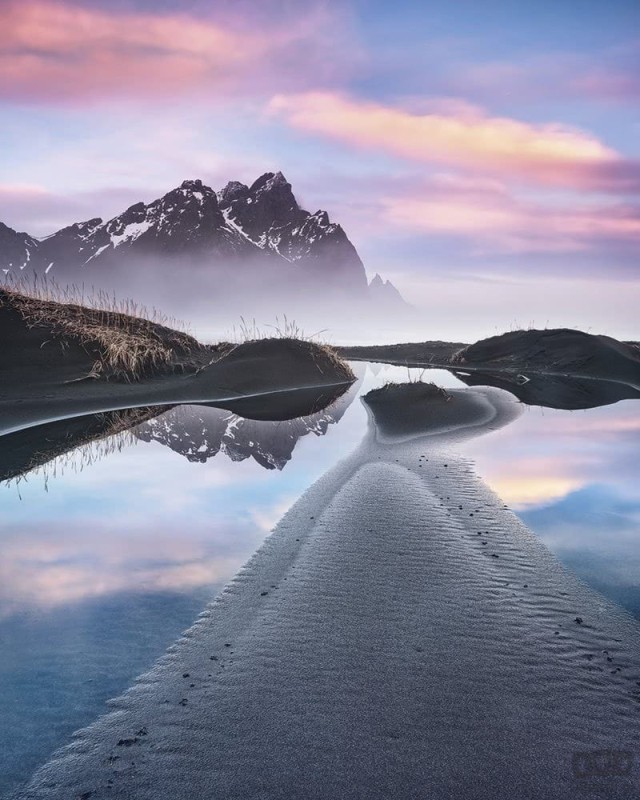 Fototapeta Glowing Vestrahorn SH016-VD2