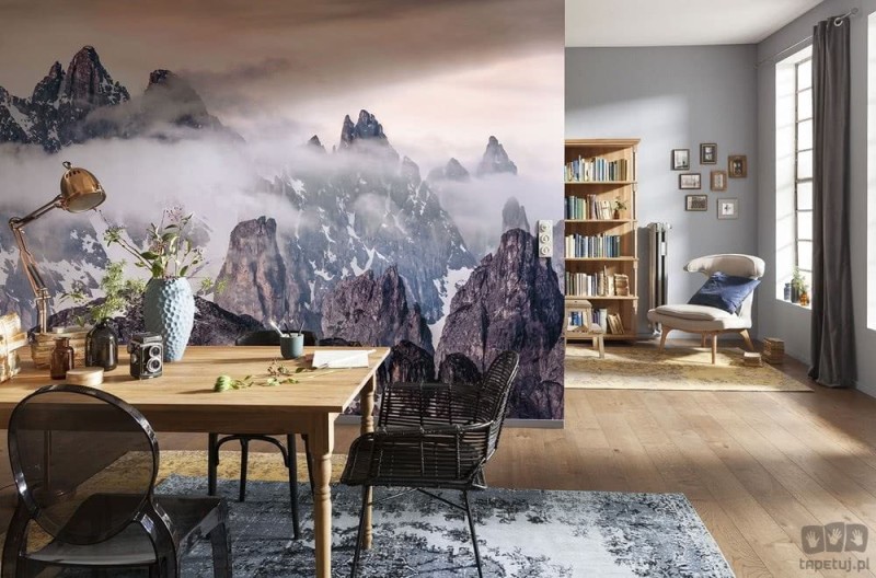 Fototapeta Dolomity w chmurach