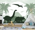 Fototapeta do pokoju chłopca Zielone dinozaury