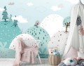 Fototapeta Pastelowe doliny i pagórki