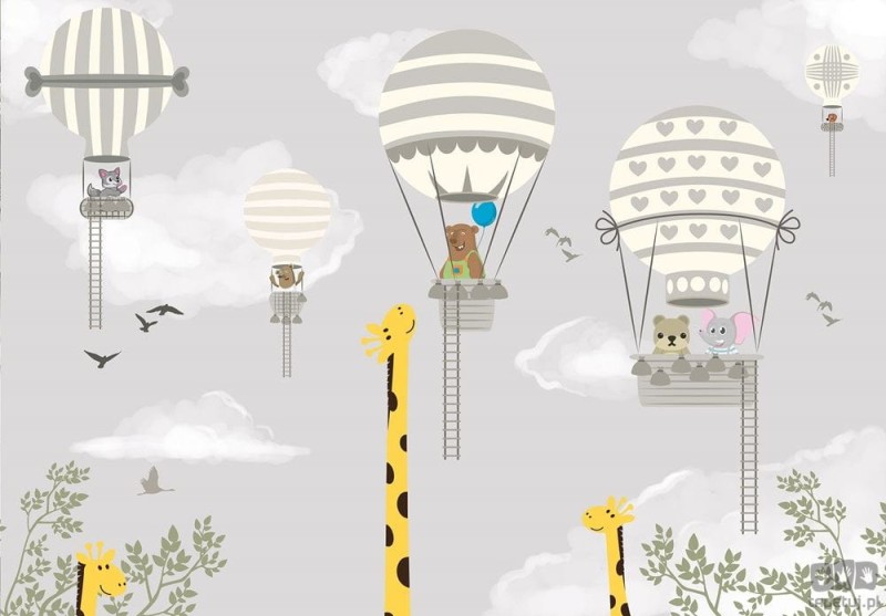 Fototapeta Balony ze zwierzątkami