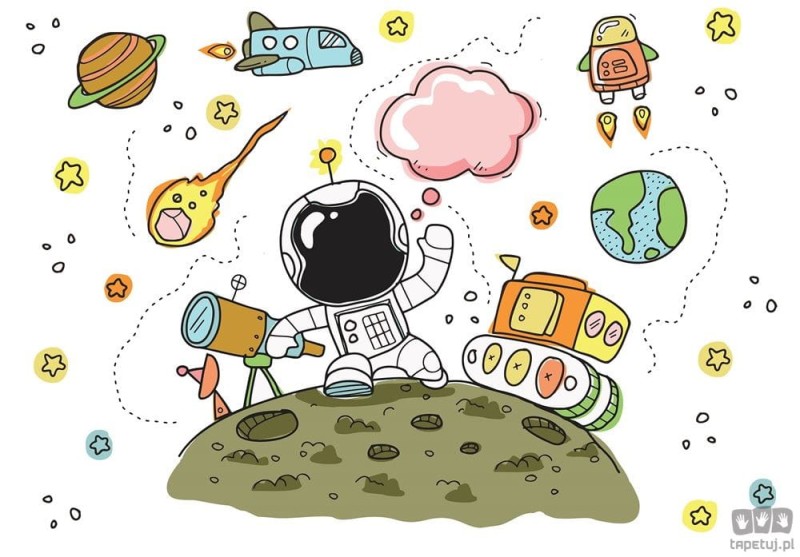 Fototapeta Astronauta w kosmosie