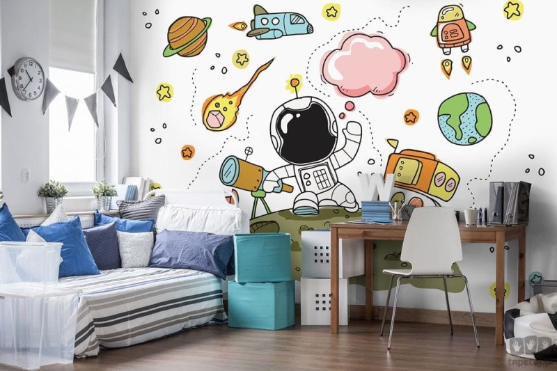 Fototapeta Astronauta w kosmosie
