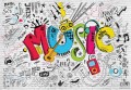 Fototapeta Graffiti music