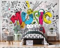 Fototapeta Graffiti music