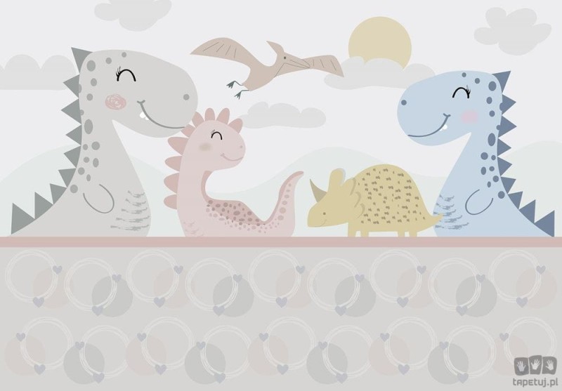 Fototapeta dla dzieci Kraina dinozaurów