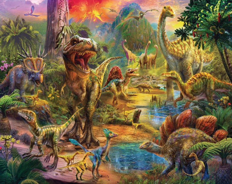 Fototapeta dla dzieci Kraina dinozaurów 46788