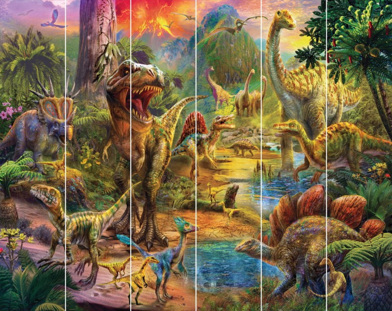 Fototapeta dla dzieci Kraina dinozaurów 46788