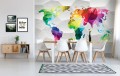 Fototapeta Kolorowa Mapa