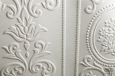 Tapeta do malowania z wypukłym wzorem ornamenty