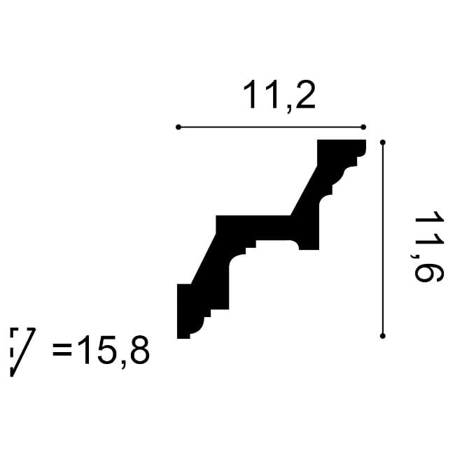 Listwa sufitowa gzyms C211 Orac Decor