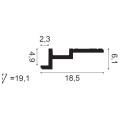 Listwa sufitowa gzyms C396 Orac Decor