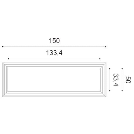 Panel ścienny 3D Autoire W120 Orac Decor
