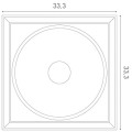Panel ścienny 3D Autoire W122 Orac Decor