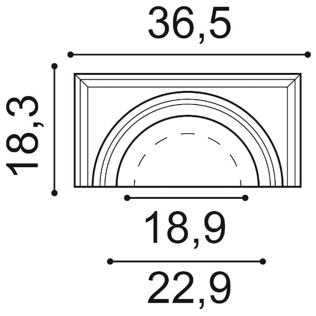 Głowica półkolumny K1111 Orac Decor