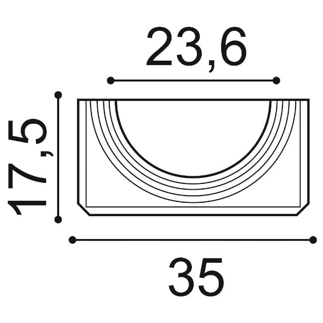 Baza półkolumny z piedestałem K1131 Orac Decor