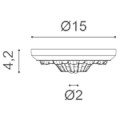 Rozeta sufitowa R10 Orac Decor