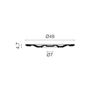 Rozeta sufitowa R18 Orac Decor