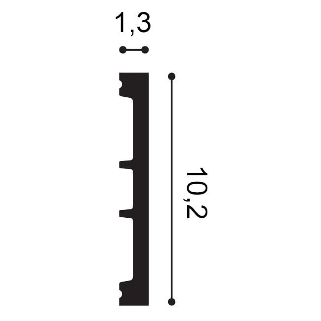 Listwa przypodłogowa SX163 Orac Decor