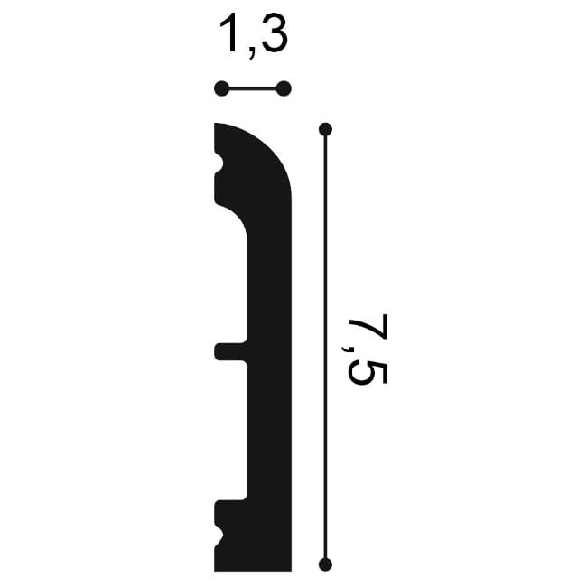 Listwa ścienna elastyczna SX183F Orac Decor