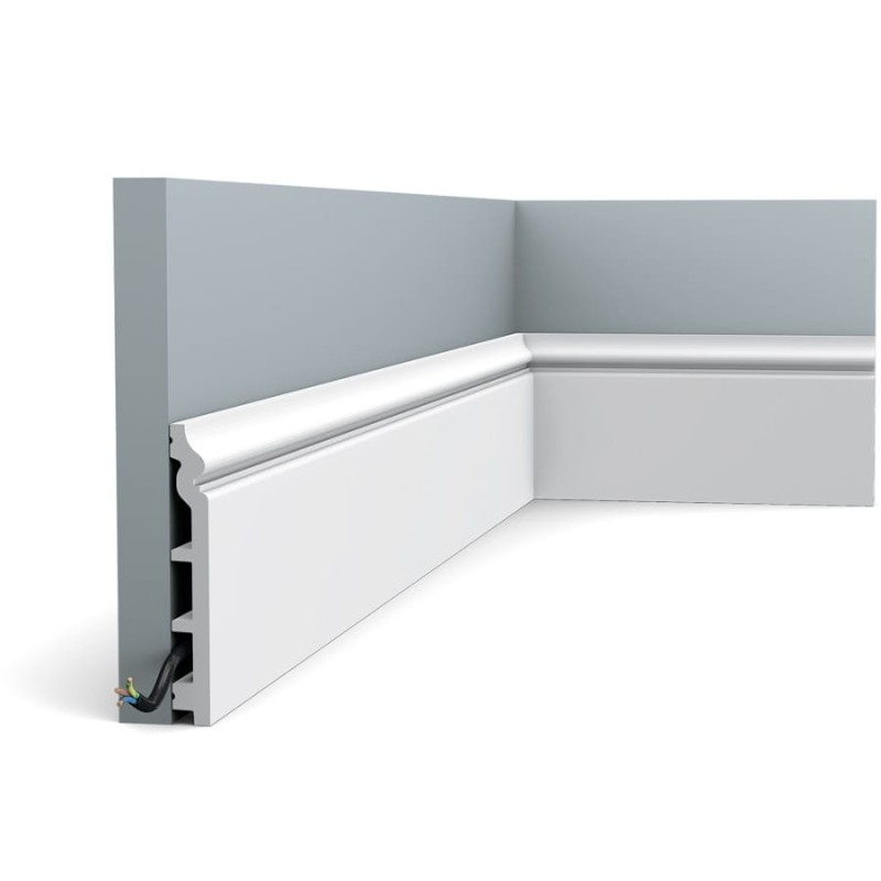 Listwa przypodłogowa malowana SX118 RAL9003 Orac Decor