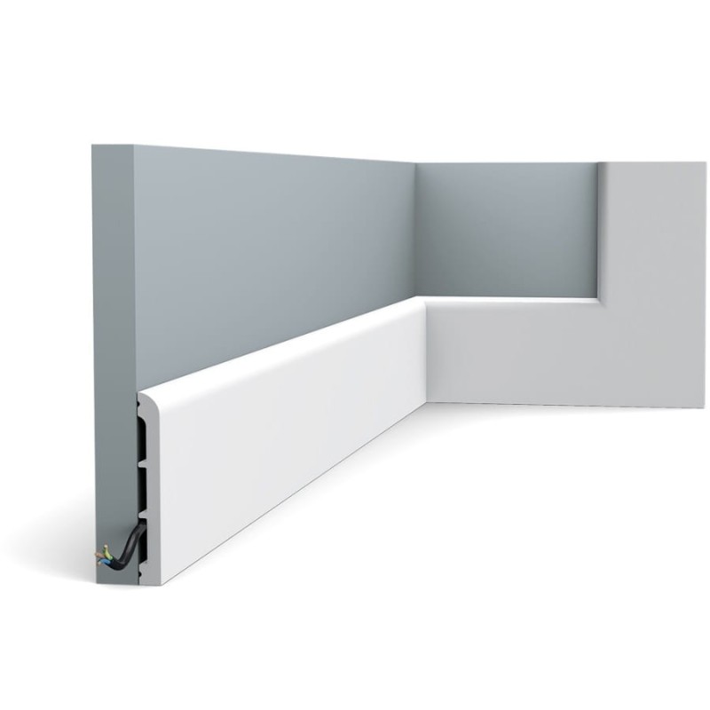 Listwa przypodłogowa malowana SX184 RAL9003 Orac Decor