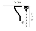 Listwa karniszowa QL056 Mardom Decor