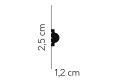 Listwa ścienna MD413 Mardom Decor