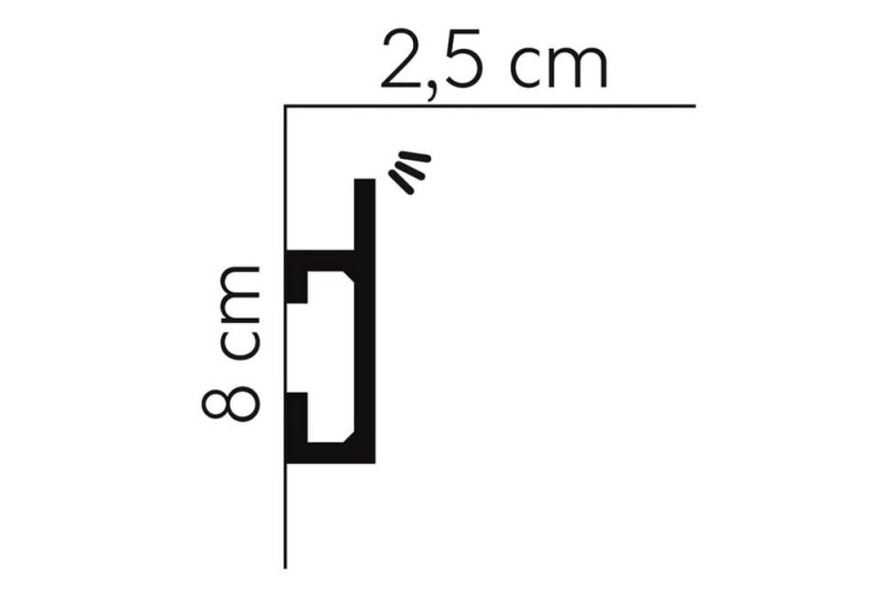 Listwa ścienna LED QL019 Mardom Decor