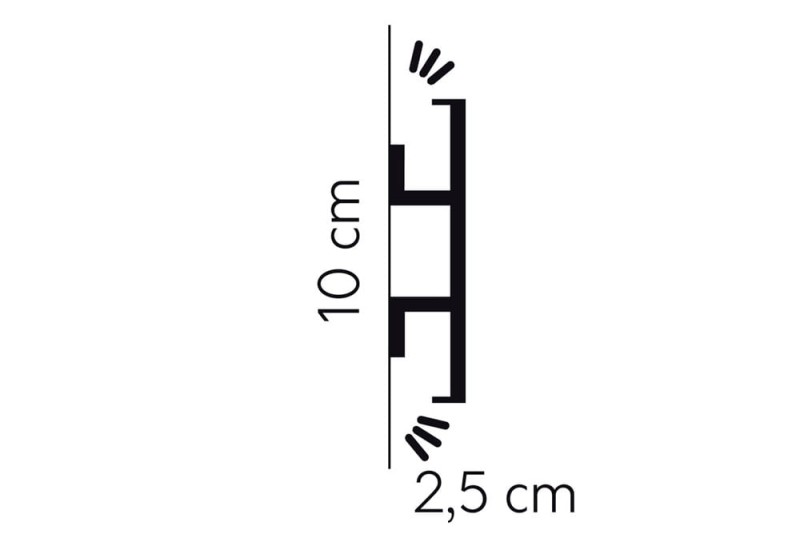 Listwa ścienna LED QL017 Mardom Decor