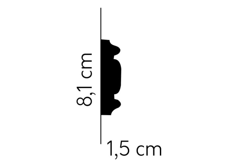 Listwa ścienna z ozdobnym ornamentem MDC250 Mardom Decor