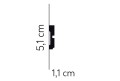 Listwa ścienna elastyczna MDD414F Mardom Decor