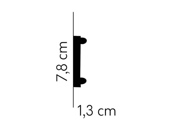 Listwa ścienna elastyczna z ozdobnym ornamentem MDC217F Mardom Decor