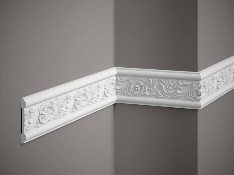 Listwa ścienna elastyczna z ozdobnym ornamentem MDC217F Mardom Decor
