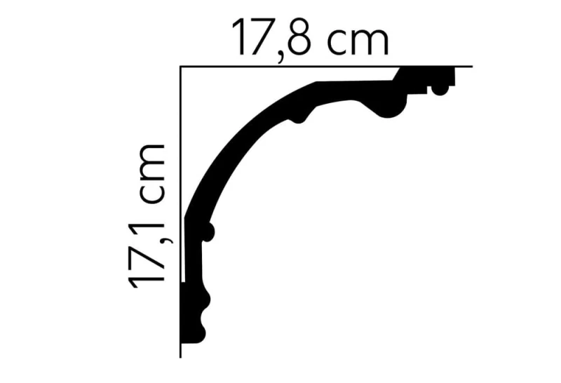 Listwa sufitowa z ozdobnym ornamentem MDA113 Mardom Decor