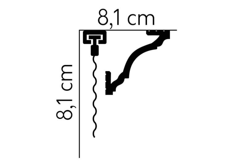 Listwa sufitowa LED MD213 Mardom Decor